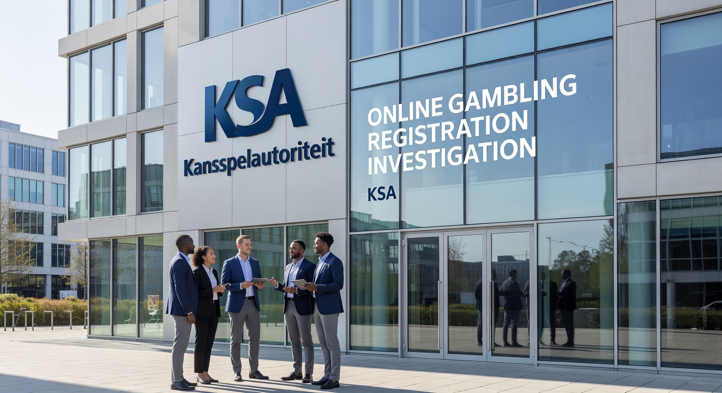 Schermafbeelding van een streamingkanaal met gokpromotie en KSA-waarschuwingsicoon